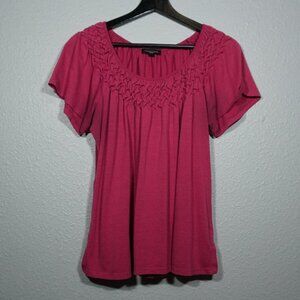 Women's Notations Petite PXL Pink Shirt